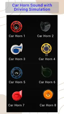 Car Horn Sound Simulator android App screenshot 6